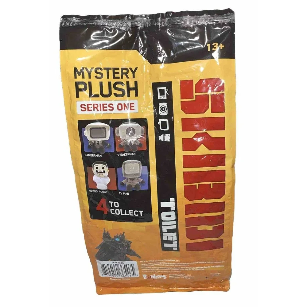 Skibidi Toilet Plush Mystery  Bag Series One 11 Inch Plush New In Bag
